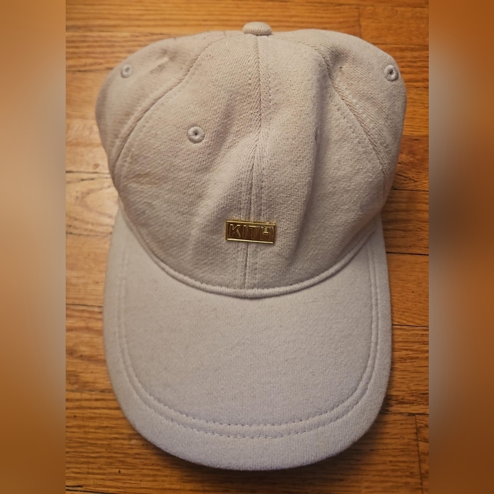 Kith Gold Box Logo Fleece Hat